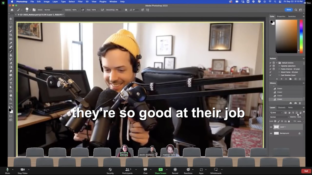 drawfee being really good at streaming