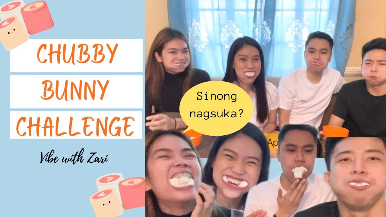 CHUBBY BUNNY CHALLENGE + CATEGORY GAME | Vibe with Zari