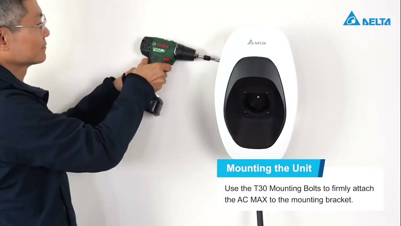 How to Install Delta AC MAX｜Home EV Charger #σταθμος φορτισης