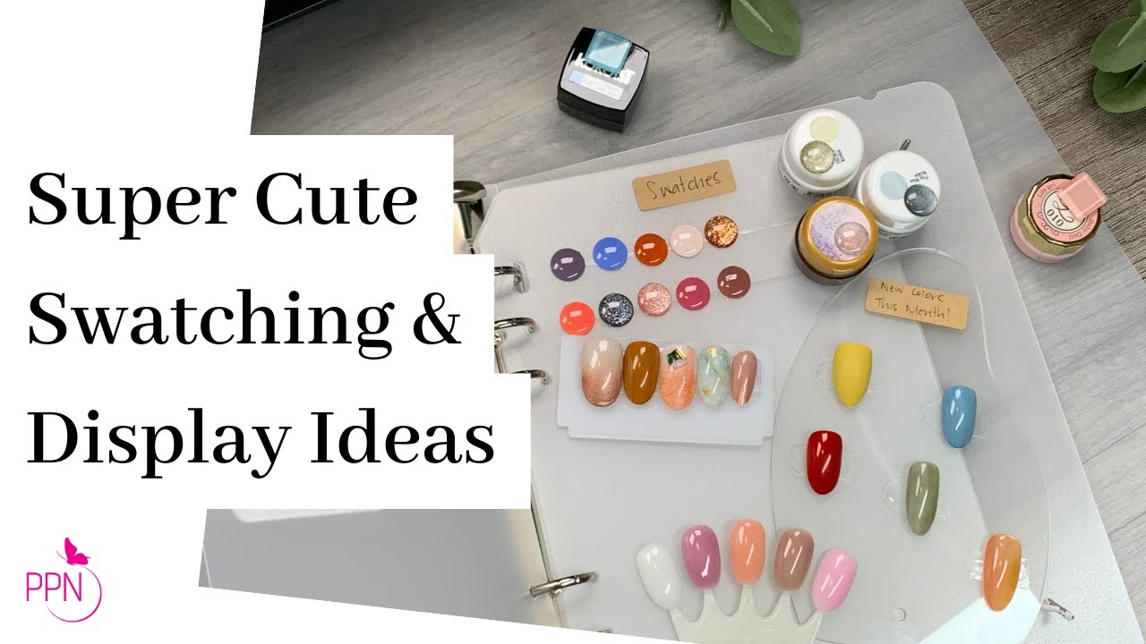 Cutest Gel Nail Swatching & Display Ideas For Your Premium Soft Gels