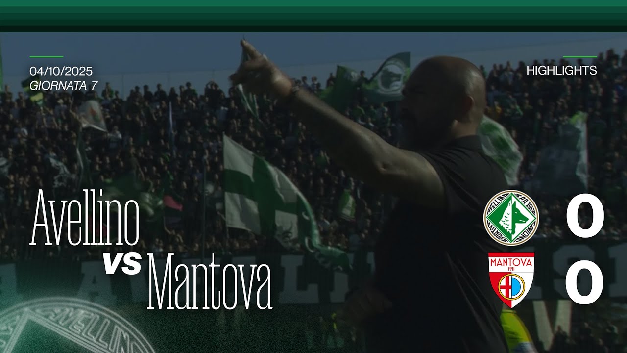 Avellino - Mantova 0-0 | Le azioni salienti | Giornata 7