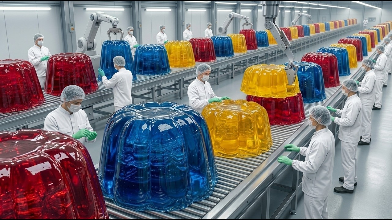 Inside a Jelly Factory: How Fruit Jelly Is Made Step-by-Step (Full Process)