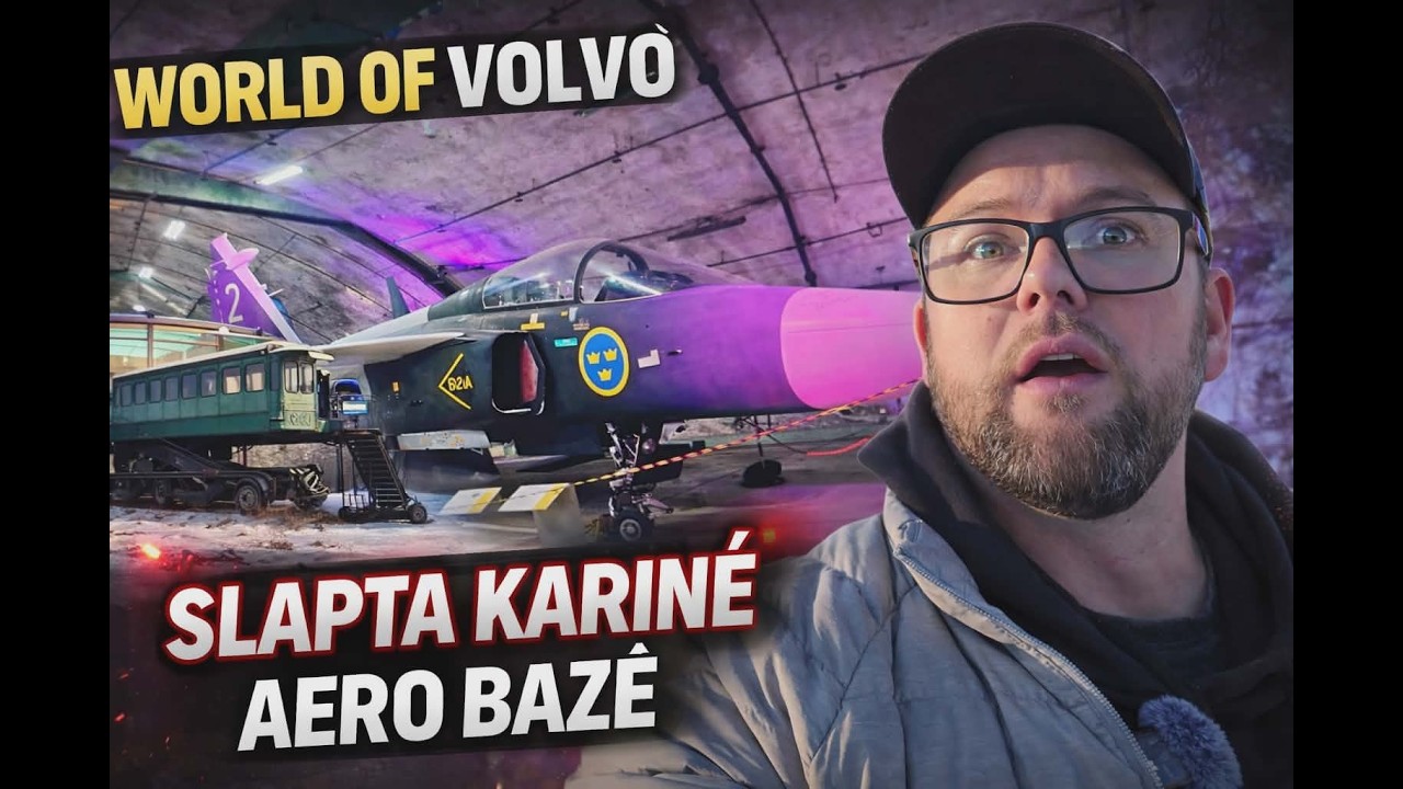 World of Volvo ir buvęs slaptas karinis angaras po žeme Aeroseum, įspūdingai praleista diena.