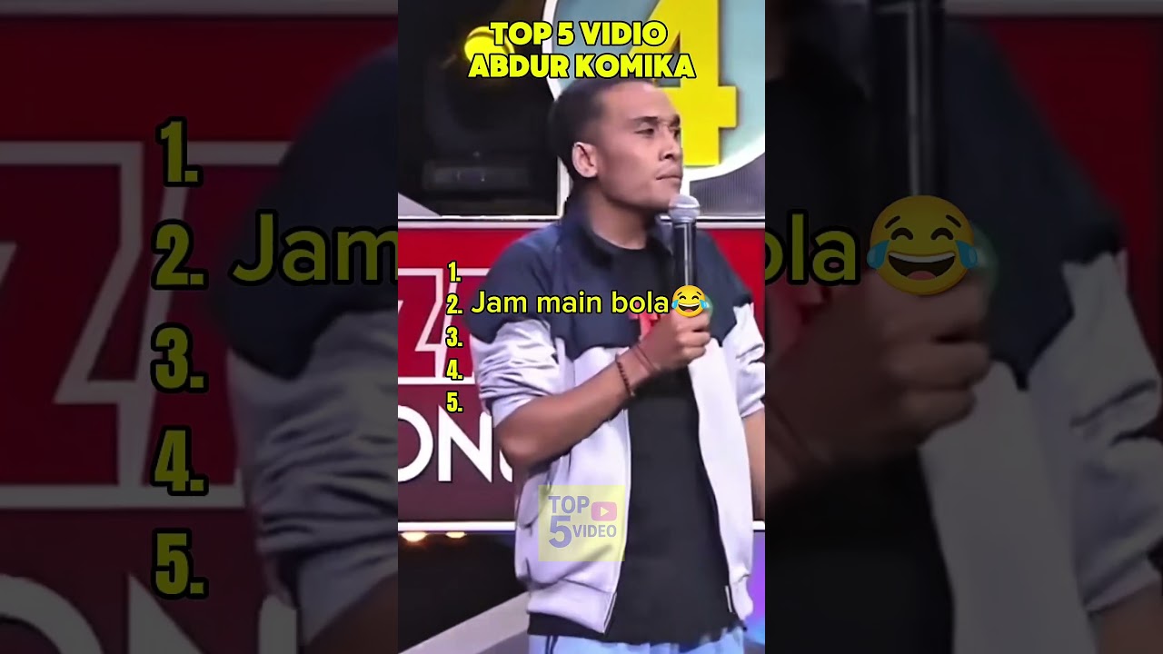 Top 5 vidio Abdur Arsyad #abdurarsyad #komedi #top5#lucu #ngakak #viral #fyp#viral#standupcomedy