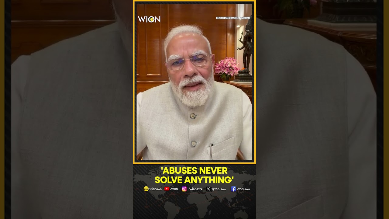 PM Modi Says 'Abuses Never Solve Anything', Urges People to Guide the Misguided | WION