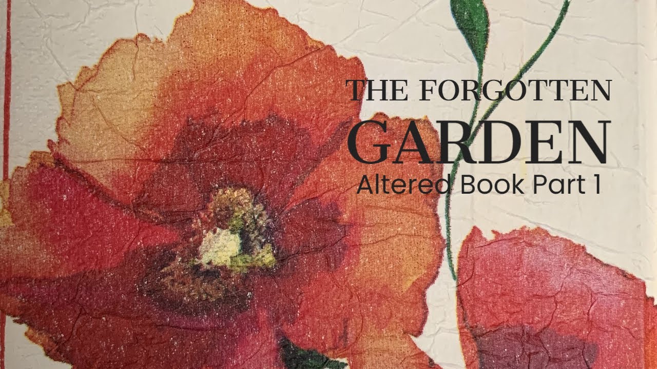 Altered Book - The Forgotten Garden full of Pockets - Flip Through Part 1