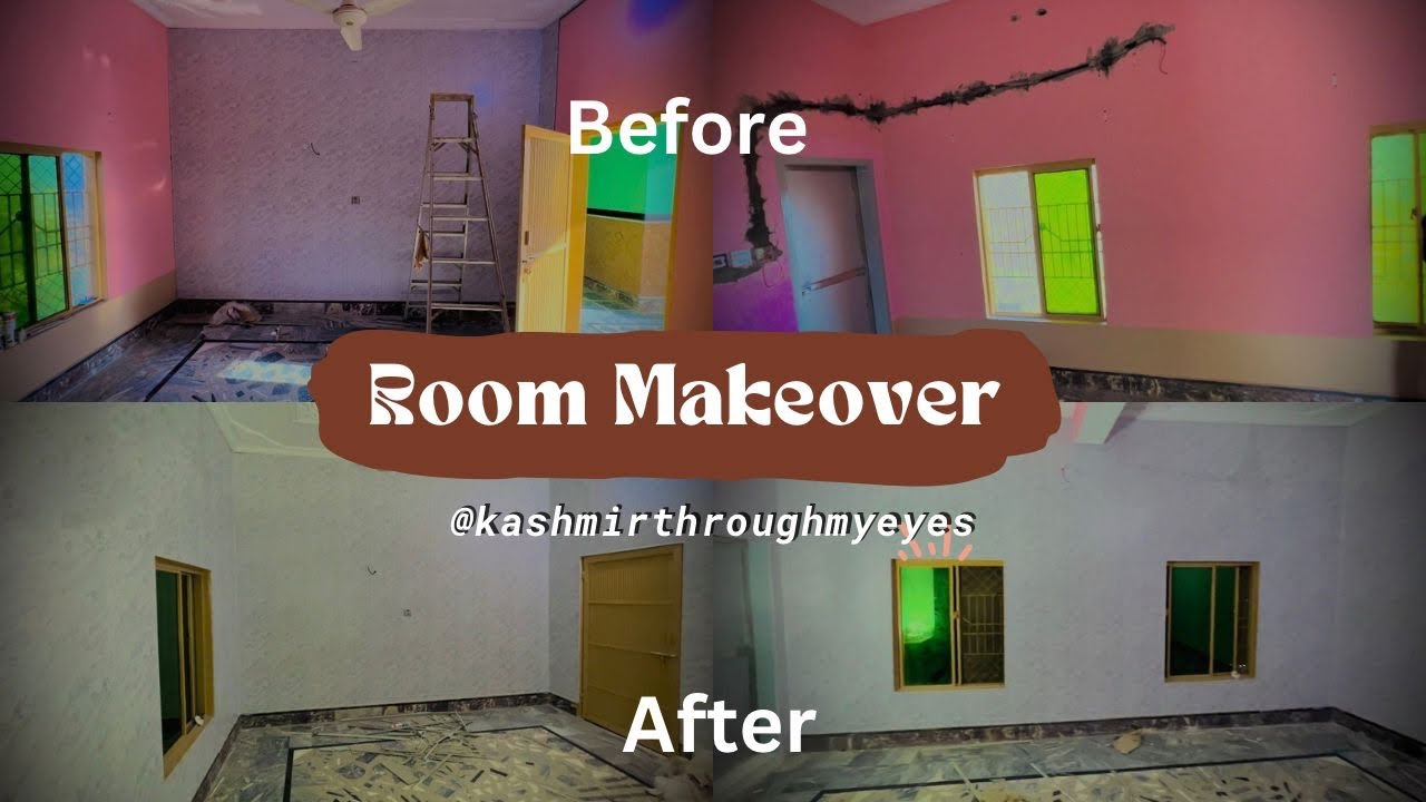 Drawing Room Make Over II Pailing sheets Installation Before & After Results #room-makeover 