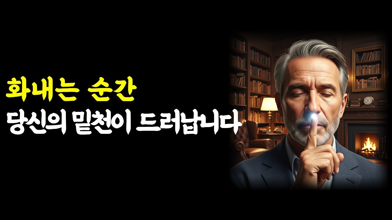 똑똑한 사람이 화가 날 때 절대 '말'부터 하지 않는 이유
