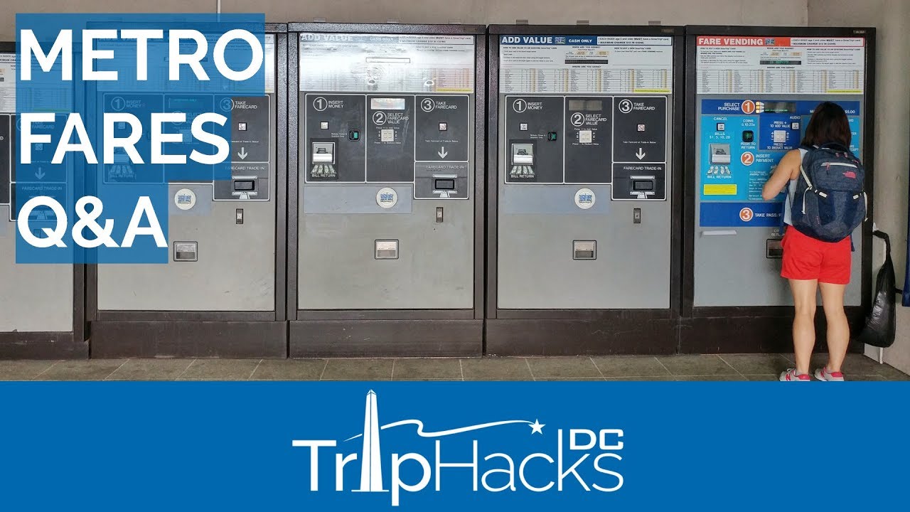 Информация о тарифах метро Вашингтона и ответы на вопросы о WMATA.