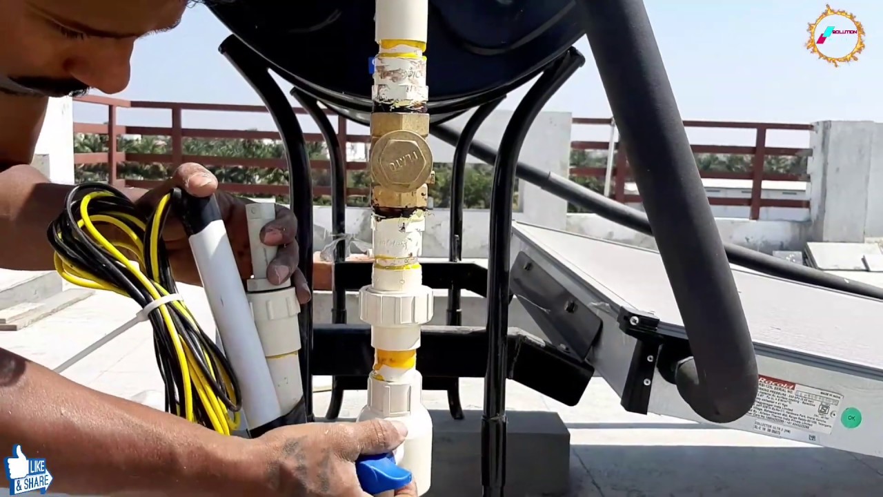 Solar water heater installation tamil/solution tamil tube