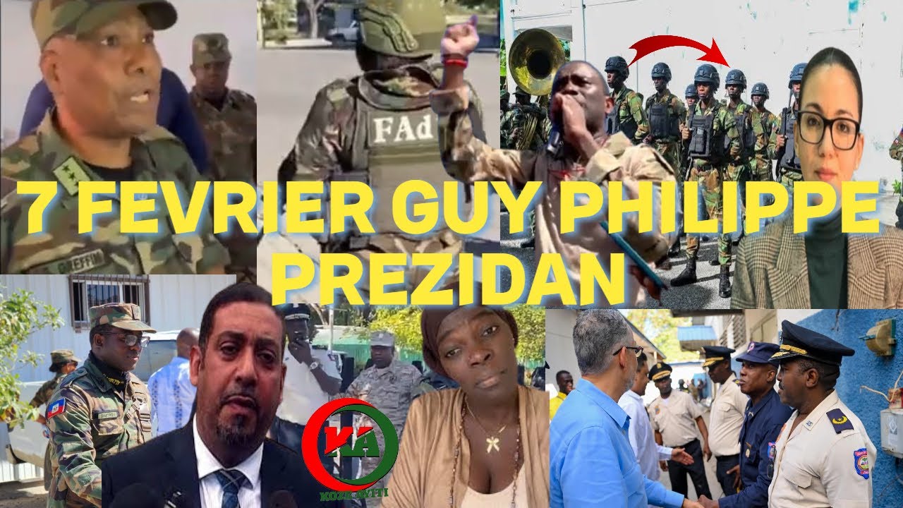 Flash b&ograve;n nouv&egrave;l popilasyon lame ayiti woy 7 fevrier estalasyon Guy Philippe nan tet peyia Arab lage