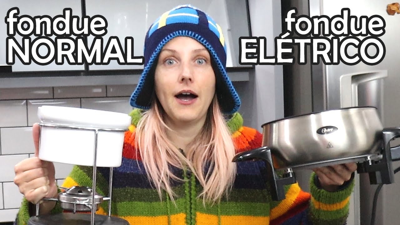 APARELHO DE FONDUE ELÉTRICO OSTER OU NORMAL, QUAL O MELHOR? (FONDUE DE QUEIJO COM VINHO)