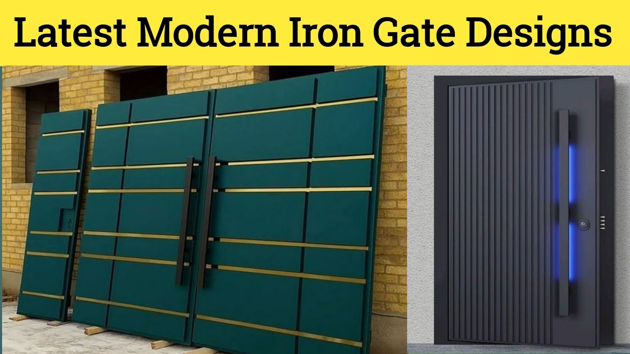 Top 50 Latest Iron Gate Designs in 2026 | Modern SS Main Gate Ideas for Home,entrance gate design 