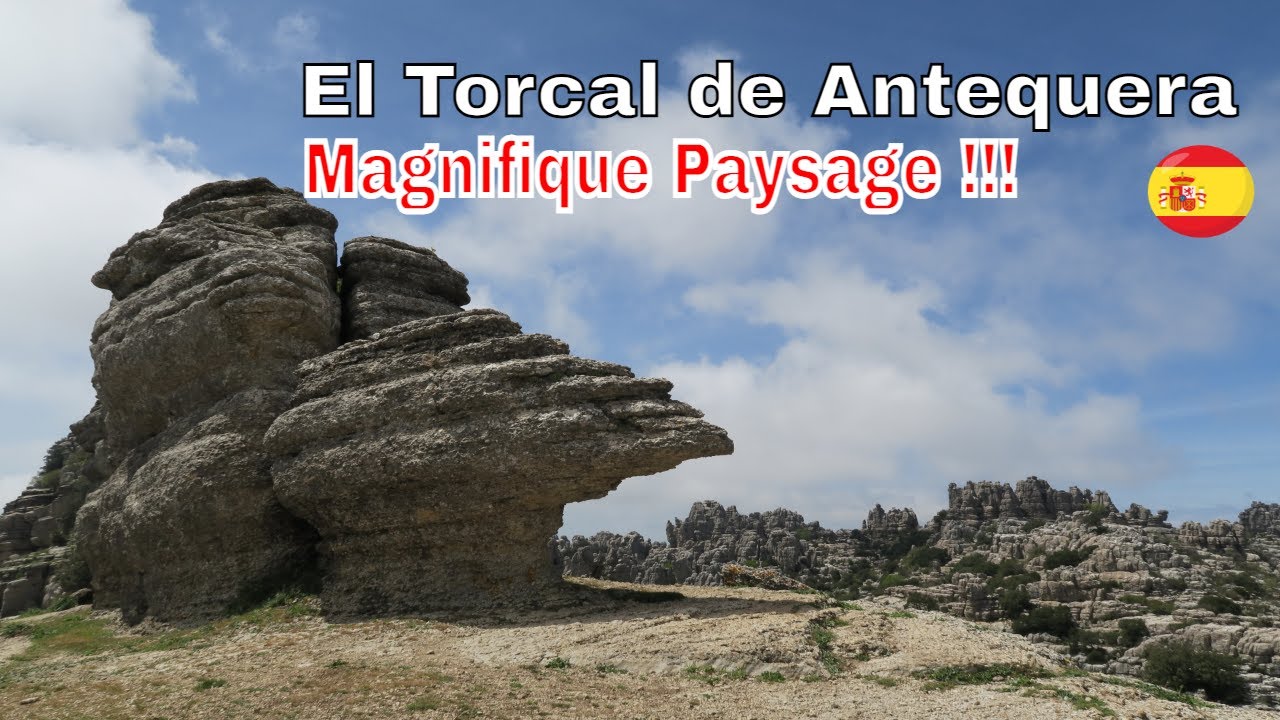 Magnifique paysage !!! Balade dans le Parc naturel EL TORCAL - M&aacute;laga - Andalousie - Espagne