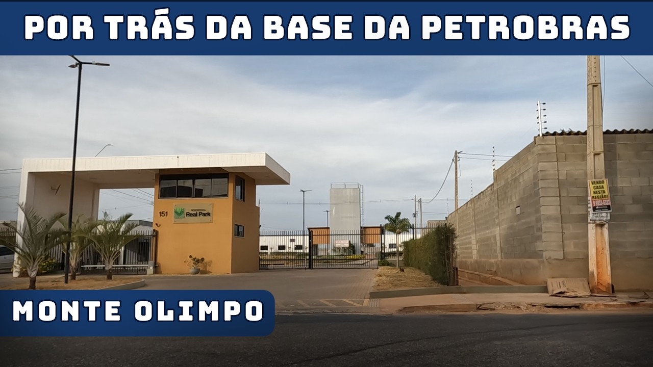 As casas que ficam atr&aacute;s da base da Petrobras: realidade do Monte Olimpo