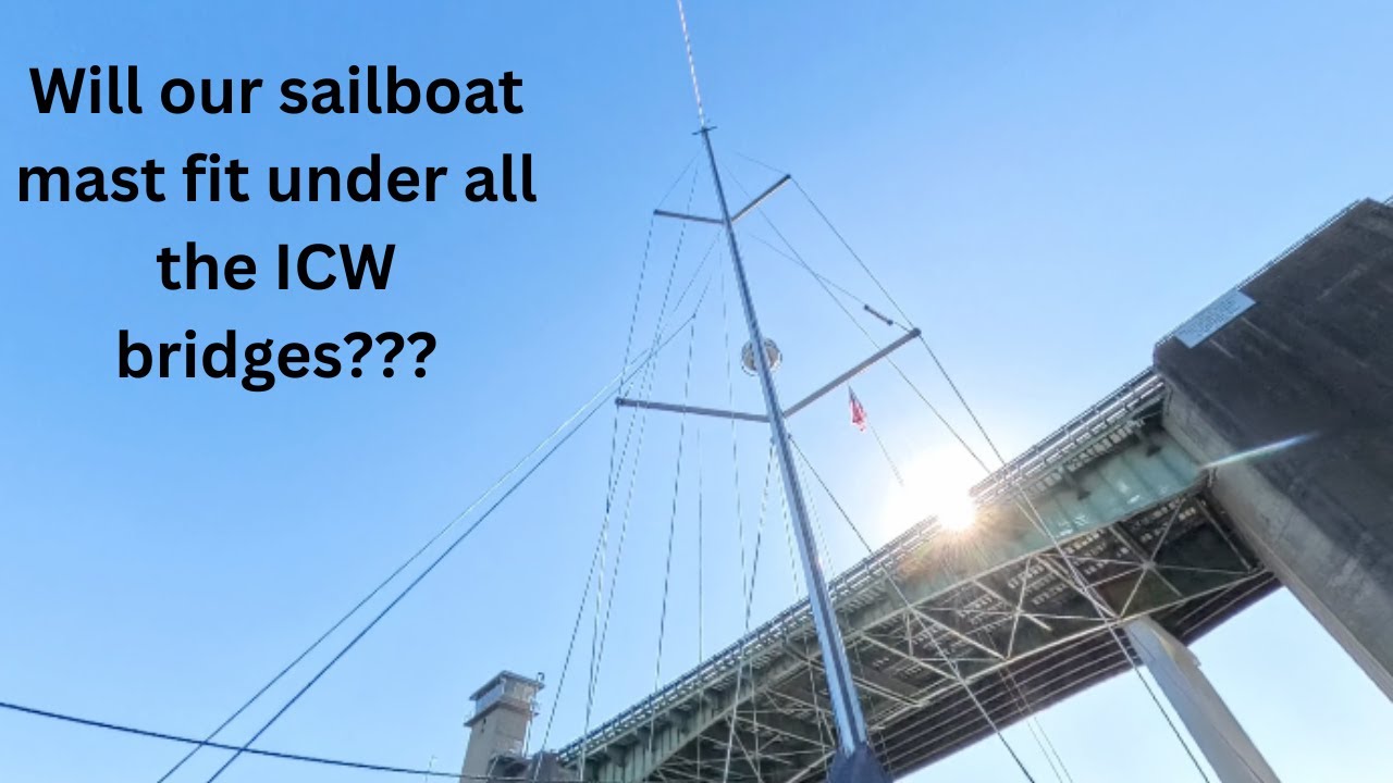 Squeaking through under the bridges of the ICW.