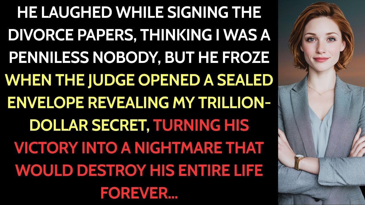 Unaware His Wife Was The Daughter Of A Secret Trillionaire, He Signed The Divorce Papers Mocking...