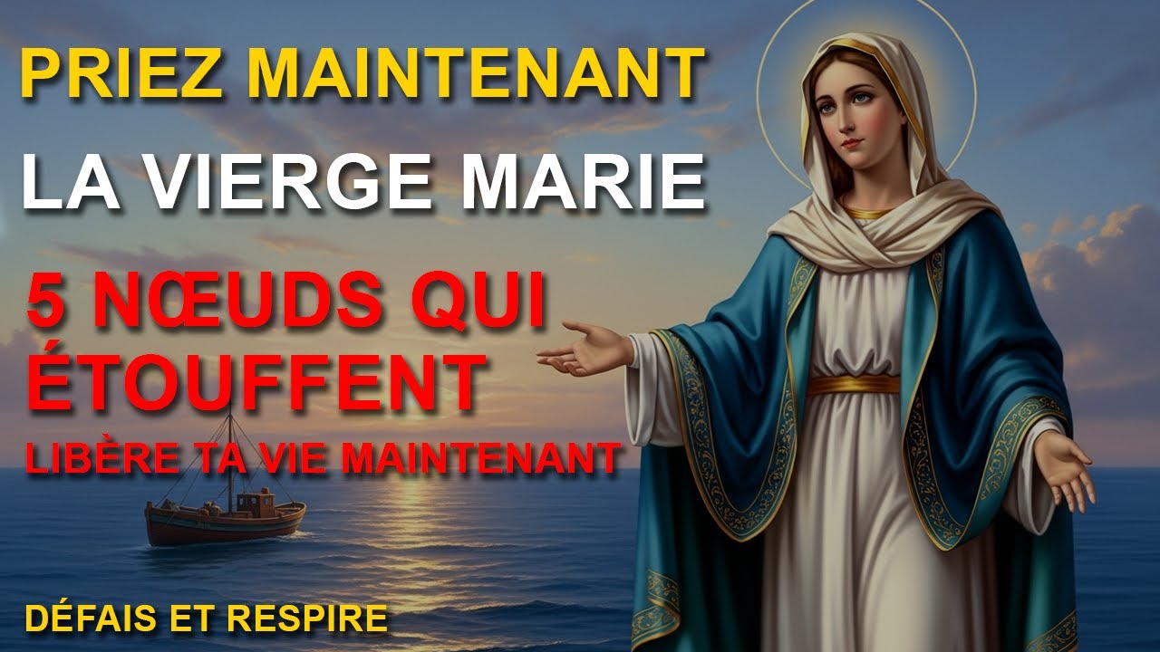 💗Prière PUISSANTE à Notre-Dame DÉFAITE DES NŒUDS 🙏 Libère 5 Nœuds Étouffants
