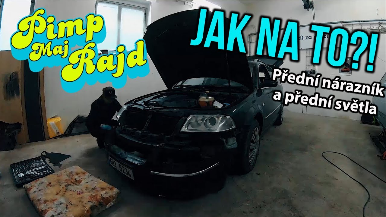 Jak na to - Přední nárazník a světla u Passat B5.5