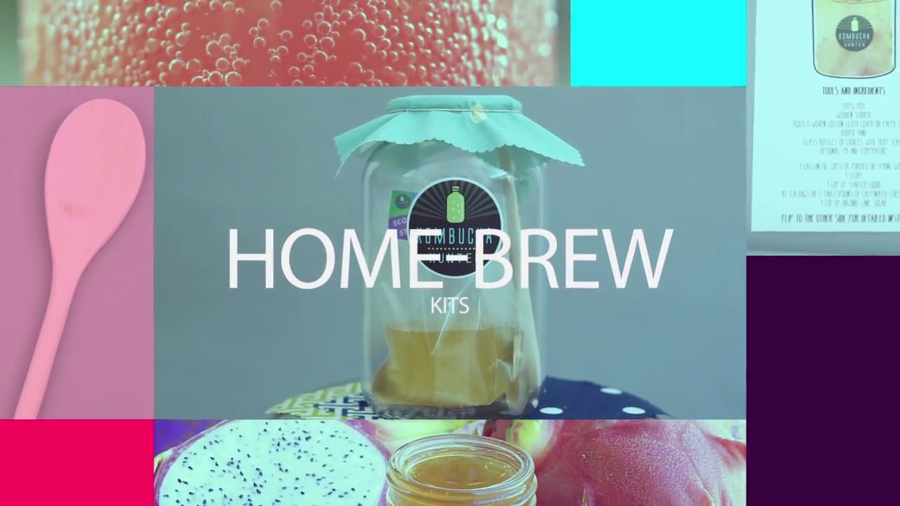 THE WORLD'S BEST KOMBUCHA HOME-BREWING KIT!