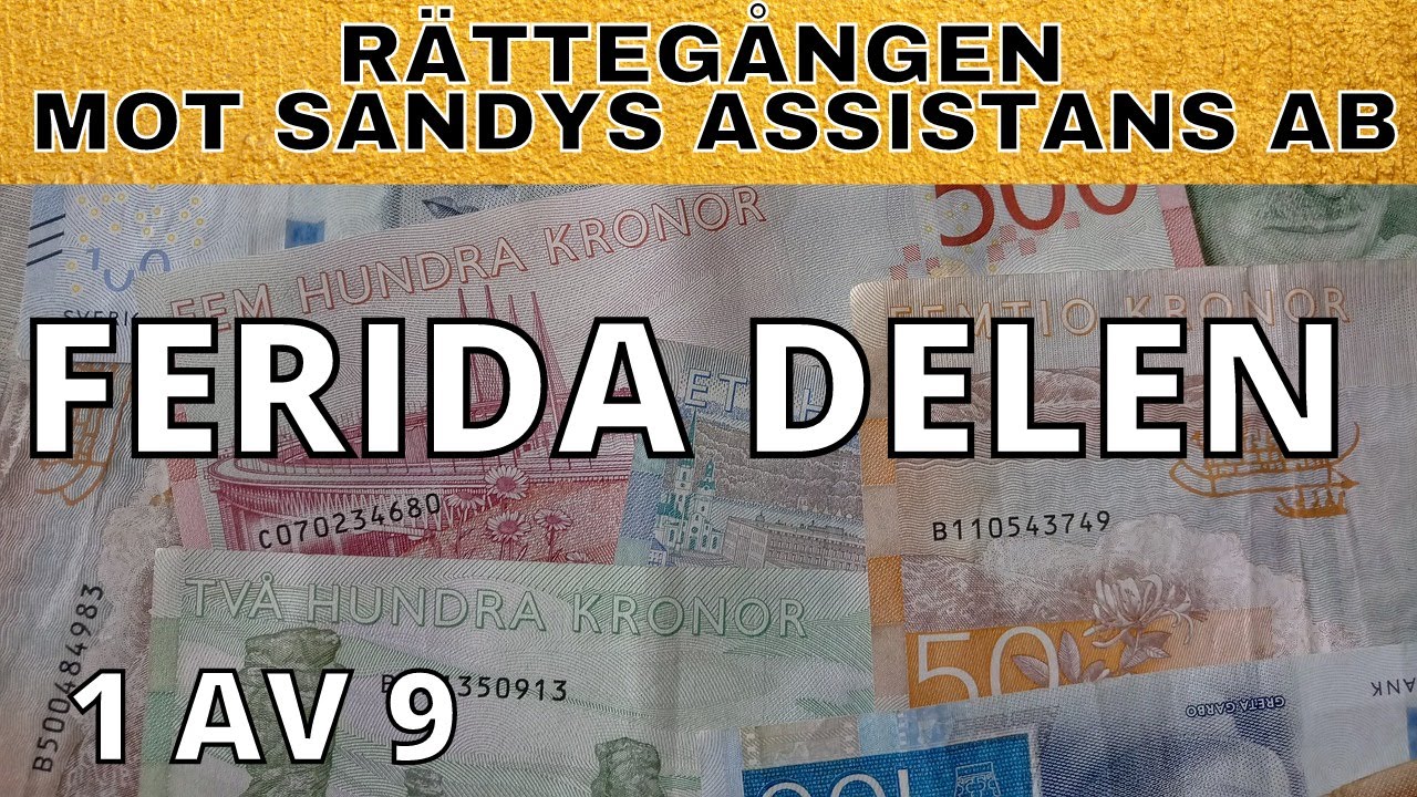 DEL 1: LURADE FÖRSÄKRINGSKASSAN PÅ ÖVER 40 MILJONER (FERIDA RÄTTEGÅNGEN)