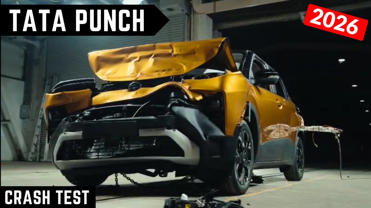 New Tata Punch Facelift 2026 Crash Test With BIG TRUCK | India's Safest Mini SUV | Punch Facelift