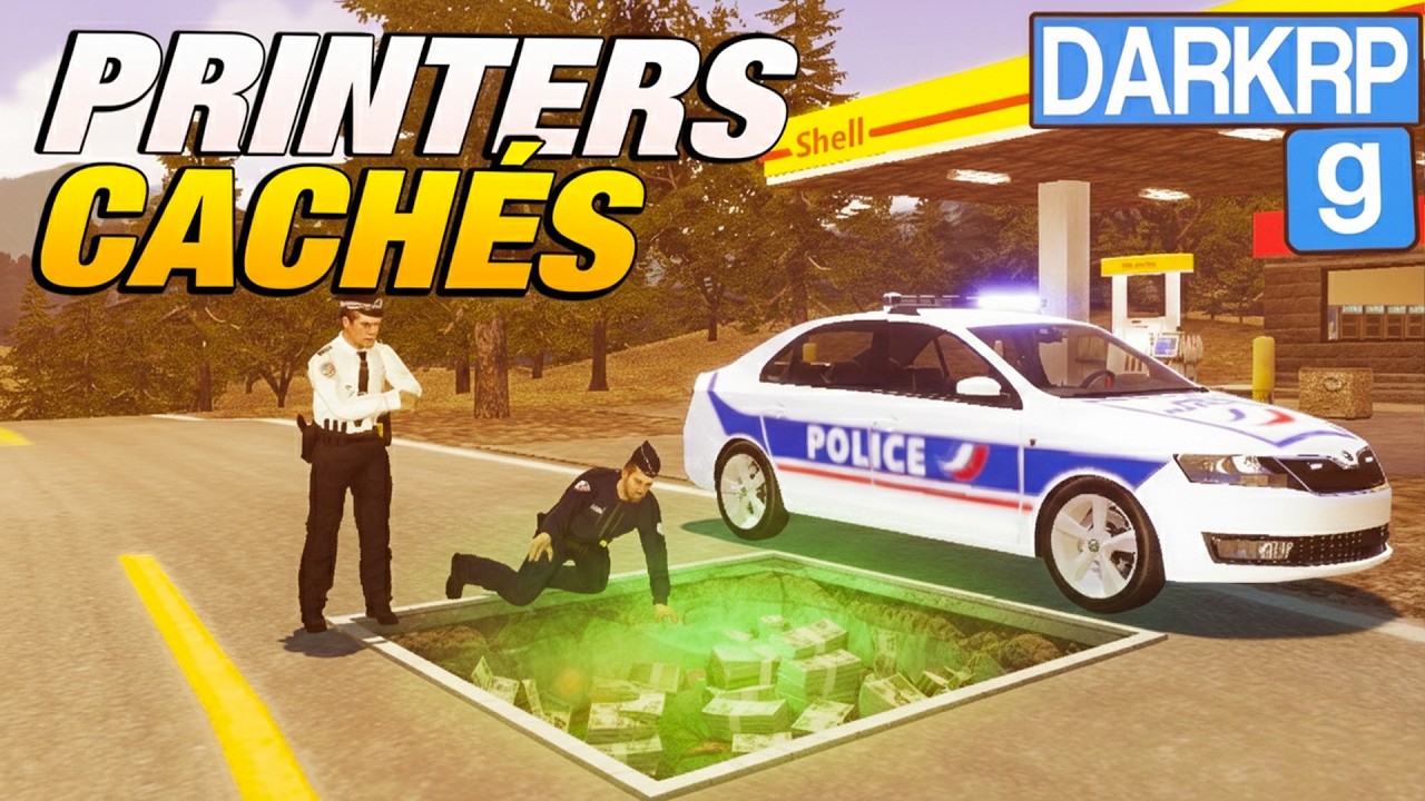 PRINTERS CACH&Eacute;S SOUS UN DOS D'ANE INVISIBLE ! (999% invisible !)