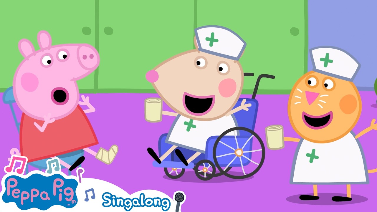 Peppa's Got A Boo Boo! 📕 Karaoke & Sing Along for Kids Songs 💞 Peppa Pig Songs