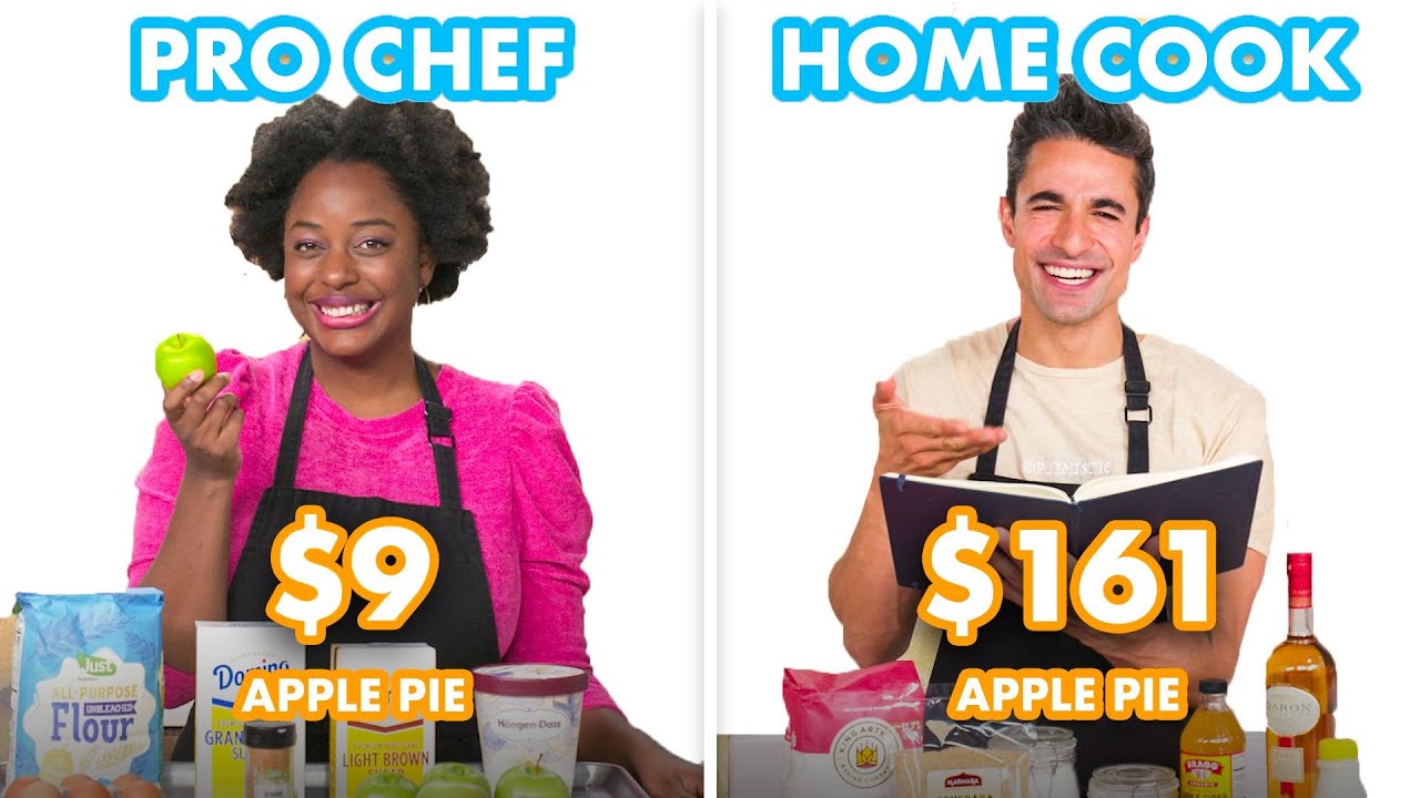 $161 vs $9 Apple Pie: Pro Chef & Home Cook Swap Ingredients | Epicurious