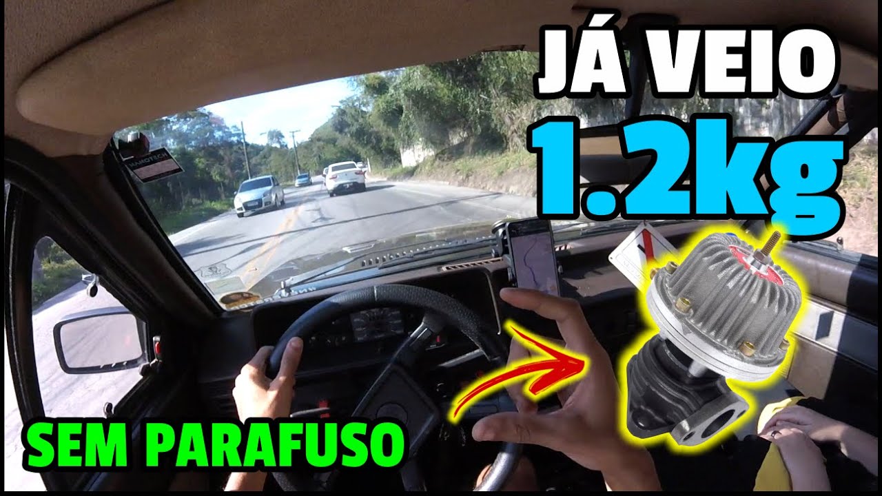 TESTE NA RUA COM A NOVA MOLA DA WASTEGATE