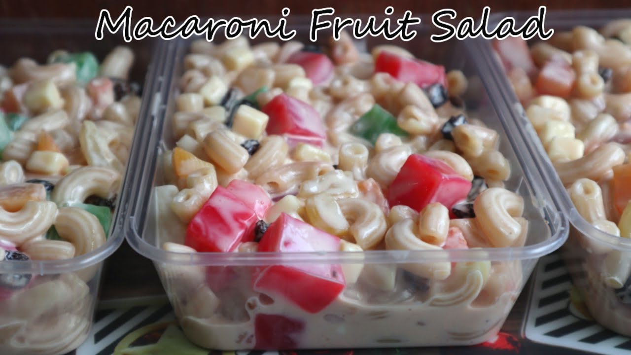 Macaroni Fruit Salad || Easy and Yummy Macaroni Salad
