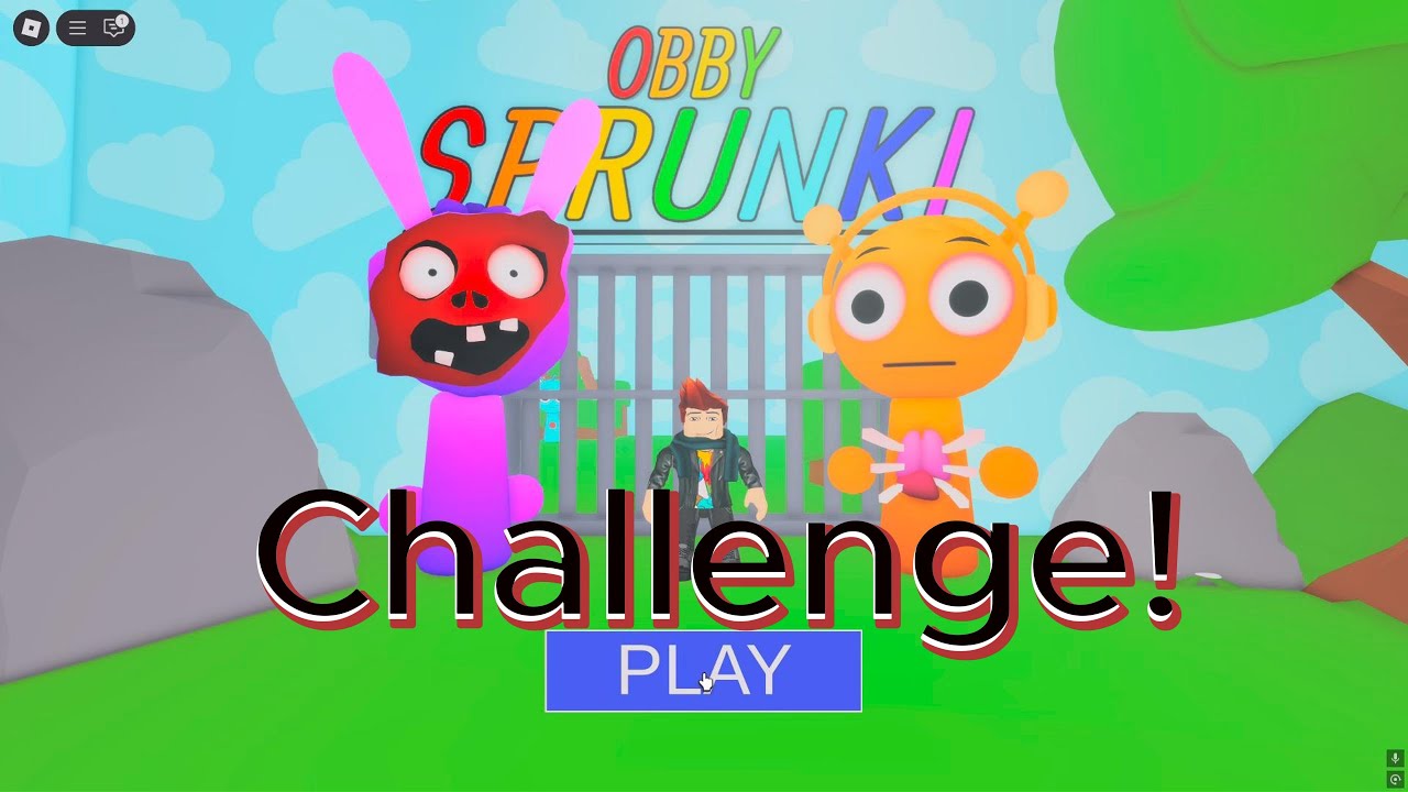 Challenge! Beat My Time In Obby Sprunki!