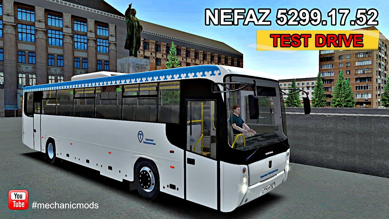 NEFAZ Intercity BUS 5299.17.52 | OMSI 2 | Test Drive #mechanicmods