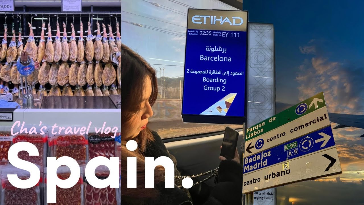 Cha's Travel Vlog to Spain 🇪🇸