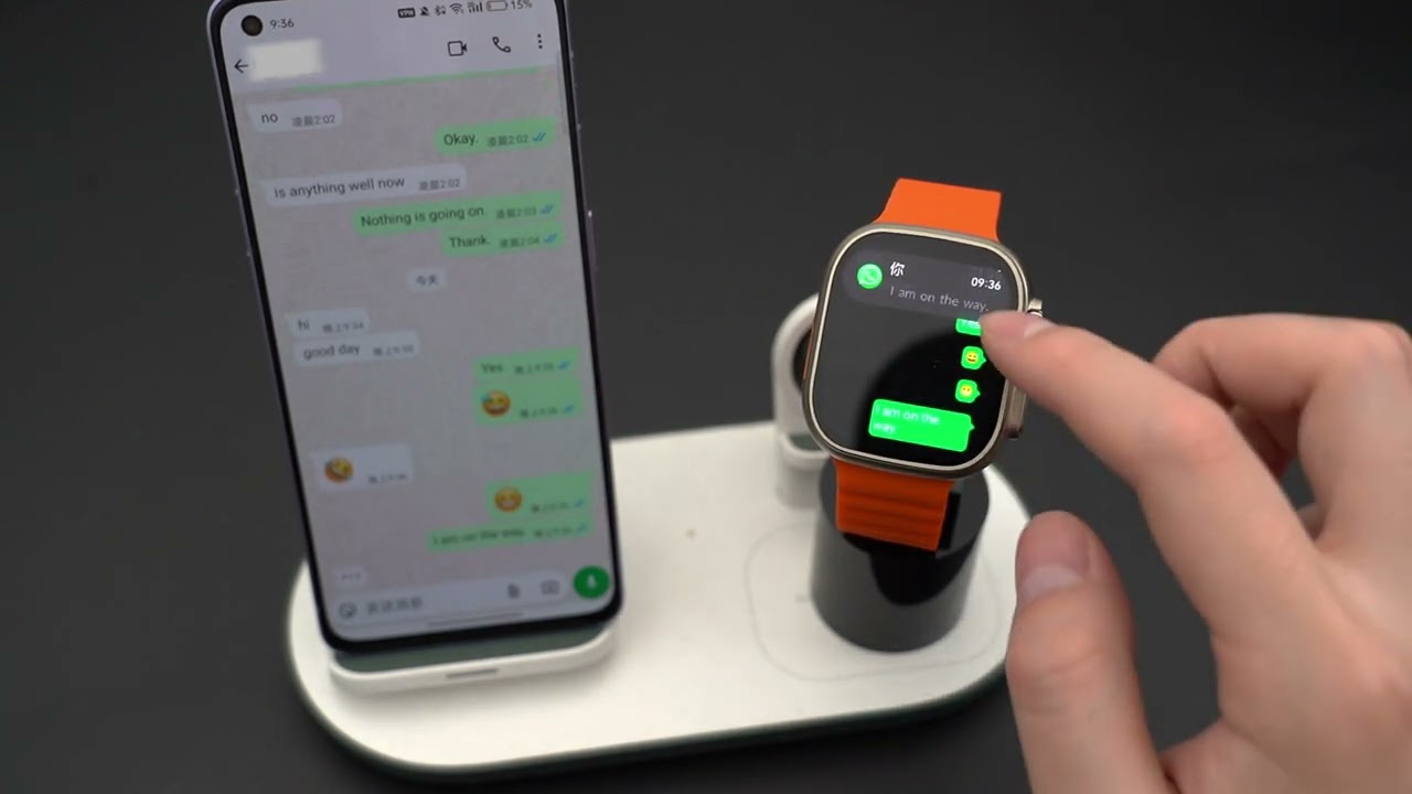 Reply to WhatsApp Directly from Your Wrist &ndash; Only with DT ULTRA 10!