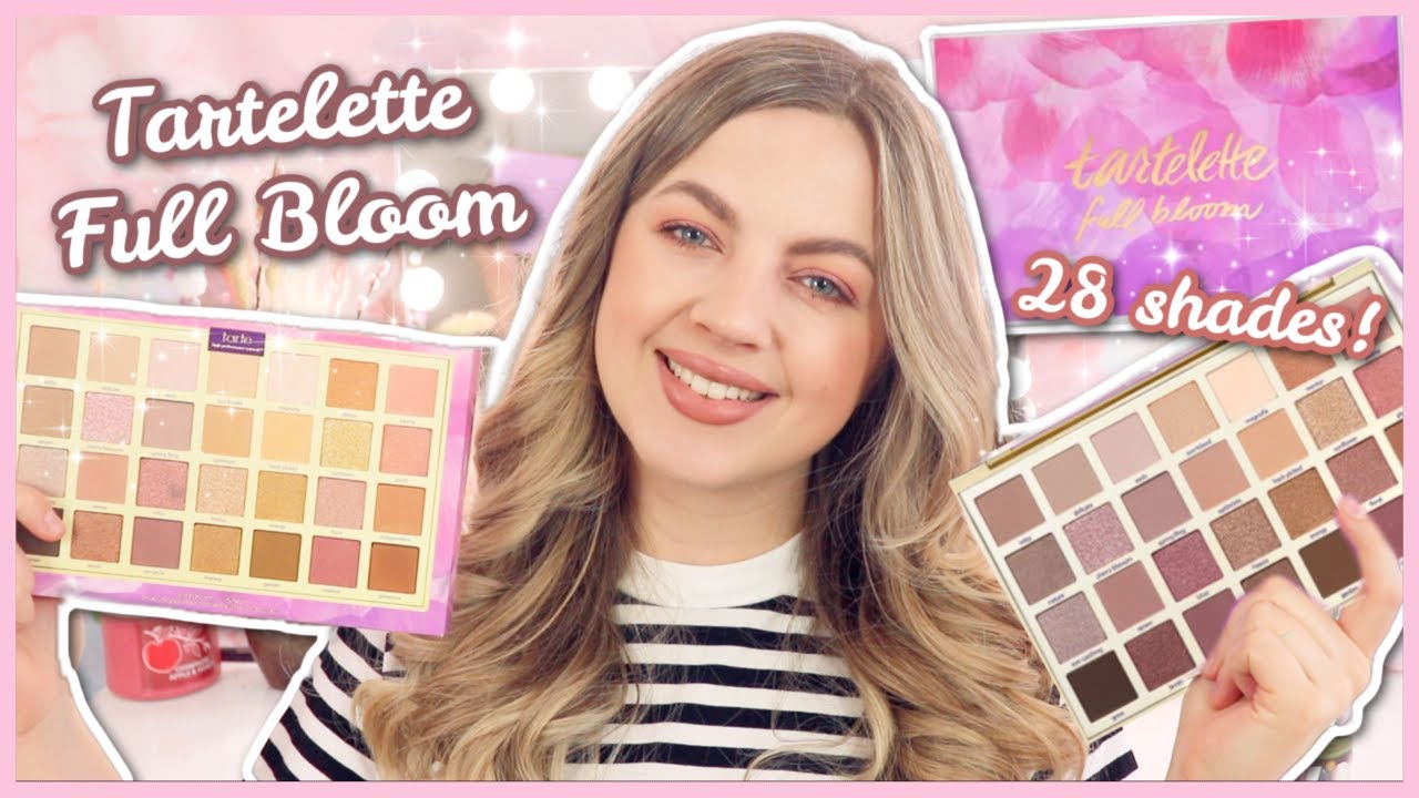 Tarte Tartelette Full Bloom Eyeshadow Palette Review! Limited Edition!