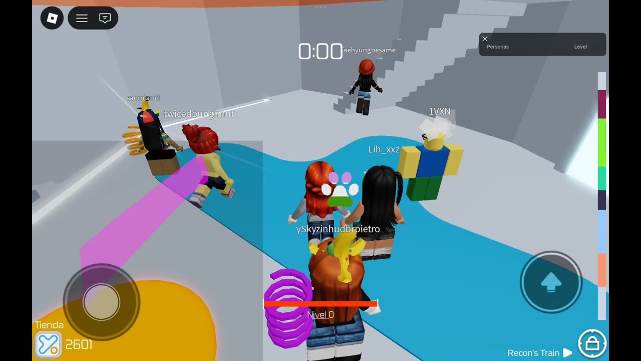Jugando torre del infierno *Roblox*