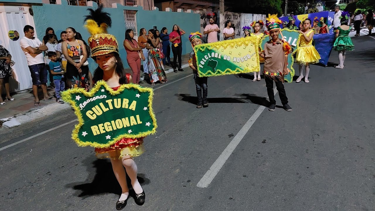 Desfile Cívico Escolar Independência do Brasil - Apresentação da Lenda da Vitória-régia 🌺 🇧🇷