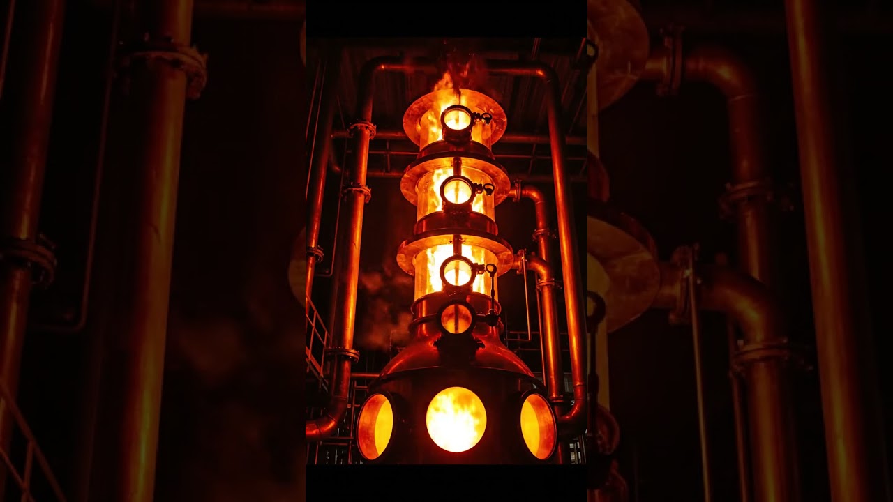 How Millions of Whiskey Bottles Are Made in Industrial Distilleries 