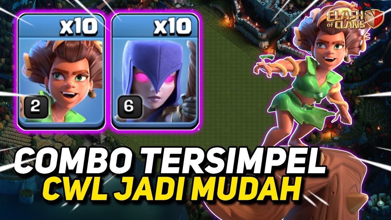 Strategi Serangan TH 15 Termudah !! Root Rider Witch + Rc Invisible Spell - Clash Of Clans