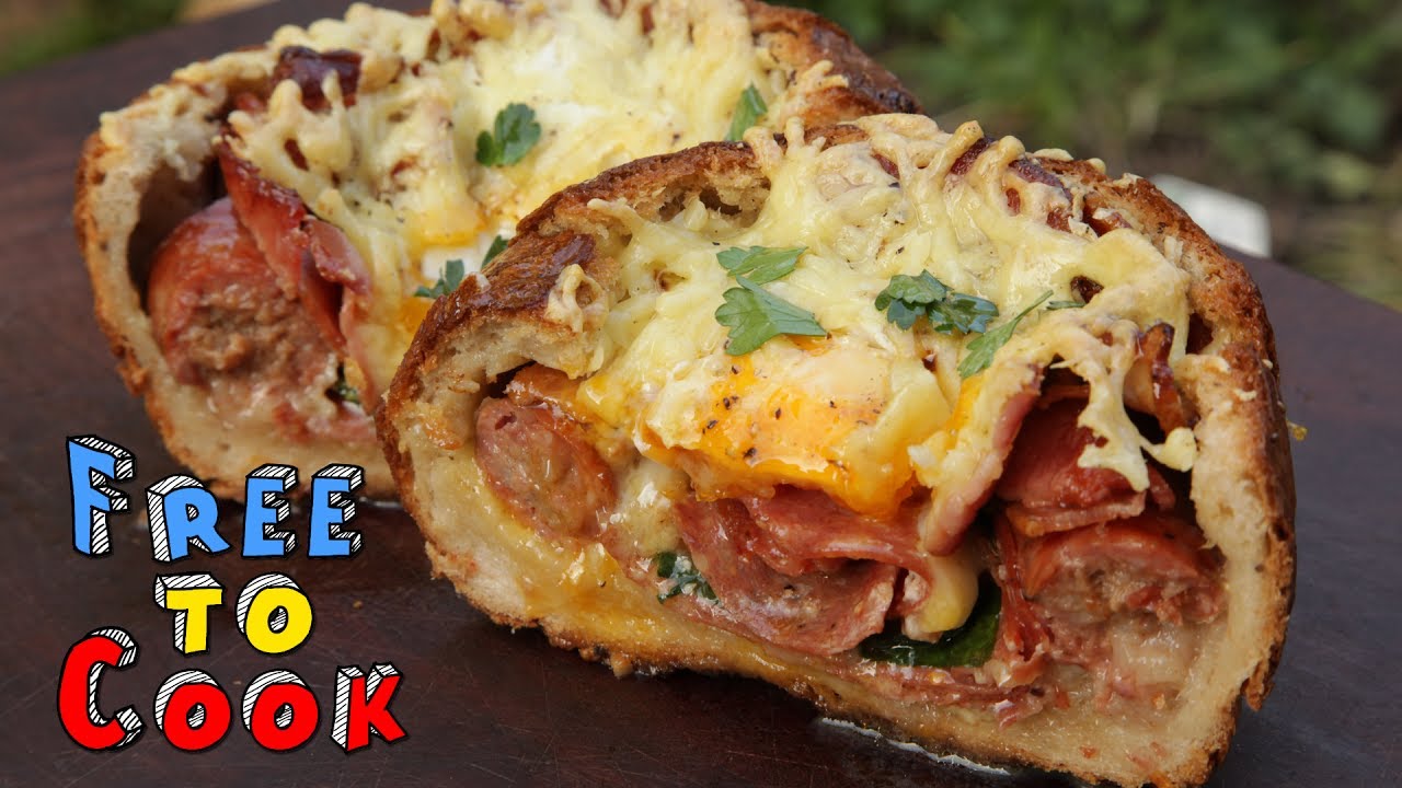 How to cook Breakfast in Bread (Egg Bread Bowl)