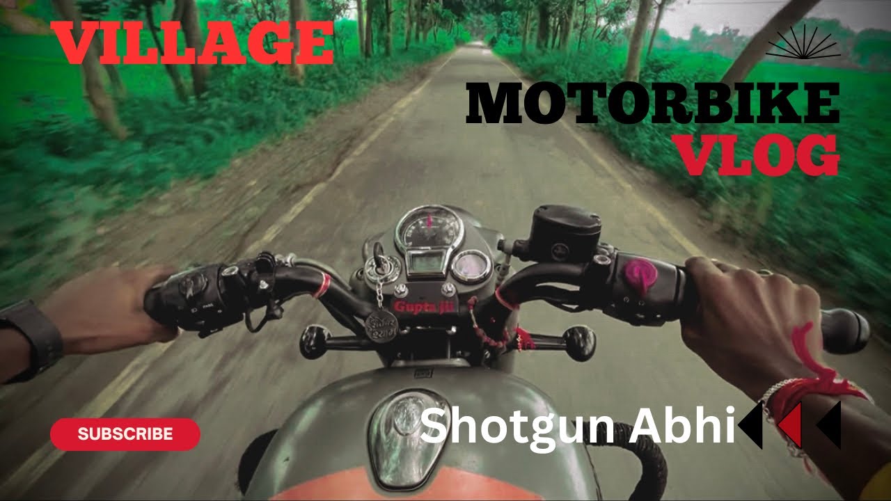ROYAL ENFIELD CLASSIC 350 GUN GREY 2024 MODEL RIDE IN VILLAGE SOLO AND FEEL NATURE #ride #classic350