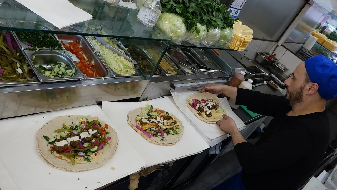 Lebanese Falafel Sandwich Wraps at 