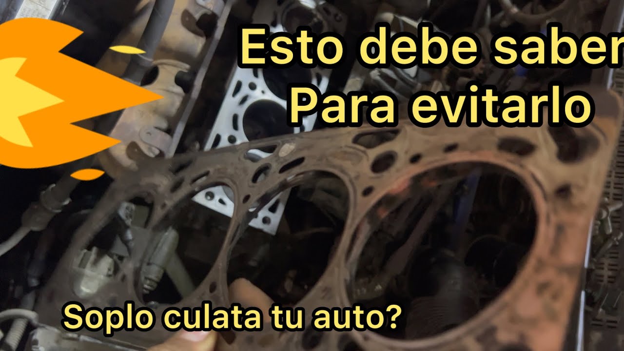 Mi auto sopló culata, esto debes hacer para que no te suceda!!