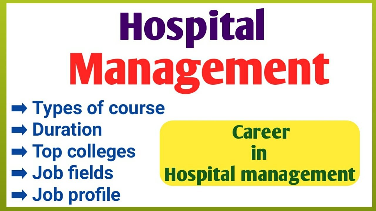 Career in hospital management and administrator | hospital management course detail in Hindi |