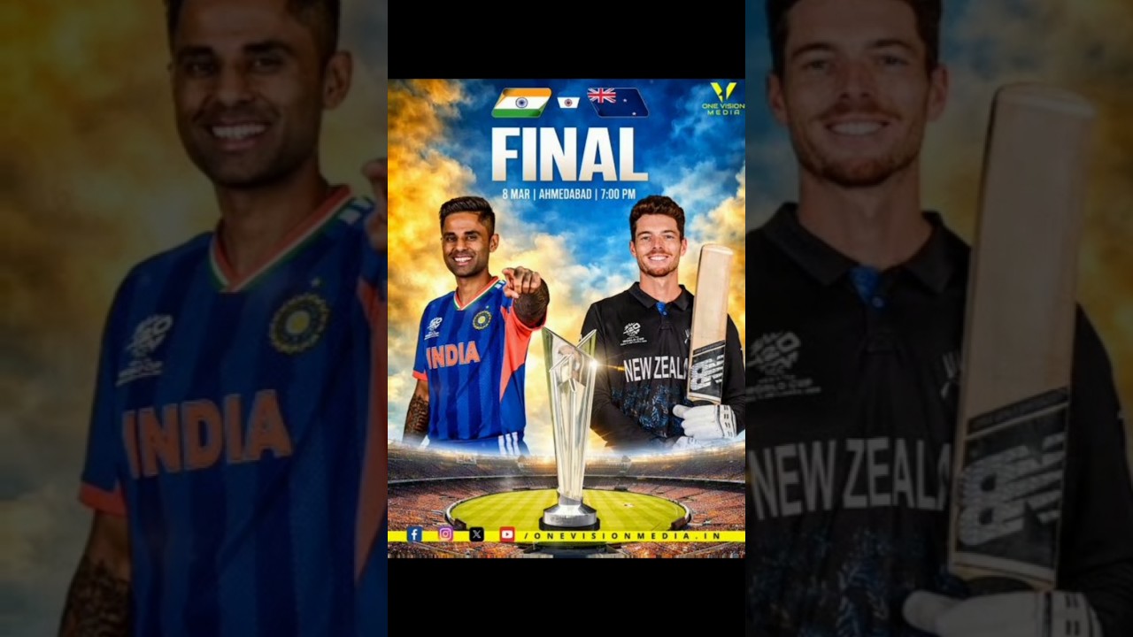 india vs new zealand | 8 march 2026 | final | T20 World Cup 2026