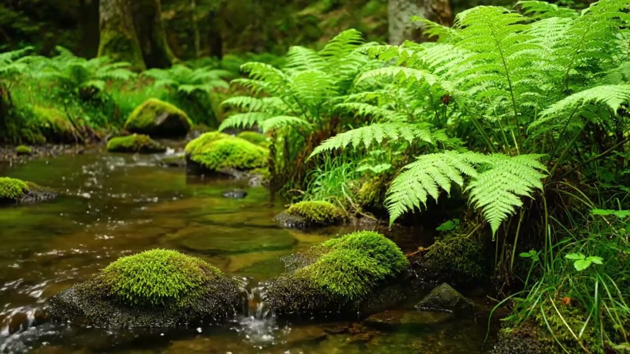 Tranquil Alpine River | Relaxing Nature Sounds for Meditation