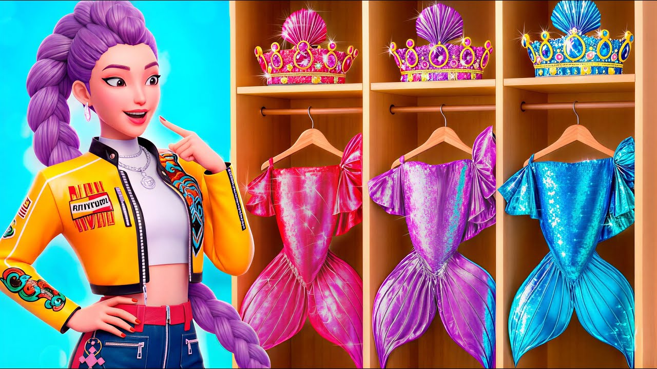 Kpop Demon Hunters Turned into Mermaids 🧜‍♀️