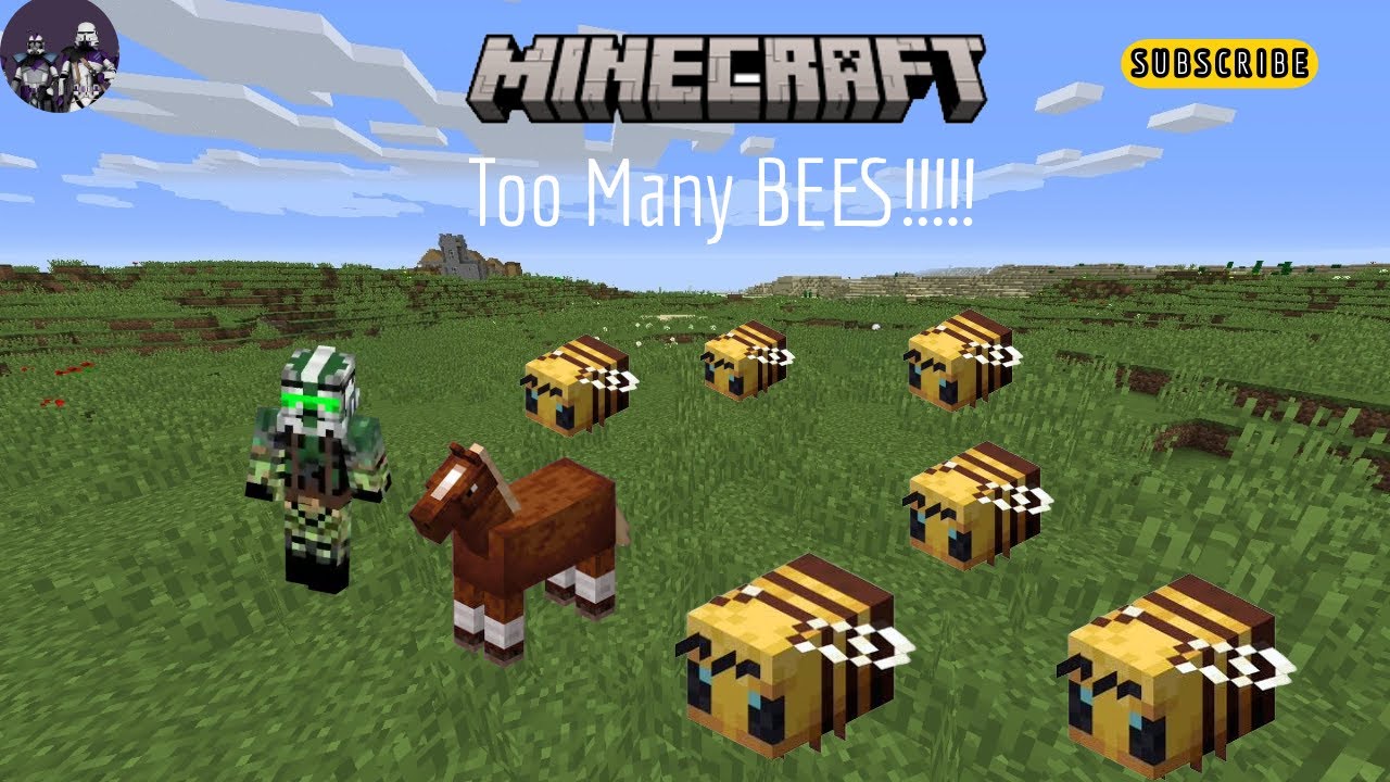 Minecraft Episode 14  To Many BEES!!!!!