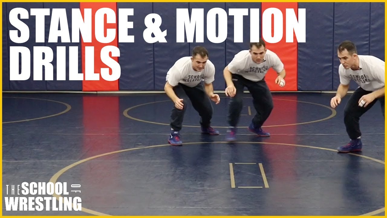 Stance and Motion Drills For Wrestling - The School of Wrestling Technique